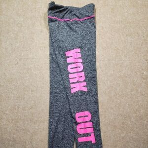 Silver Leg Work Out Ankle Women's Athletic Leggings #6